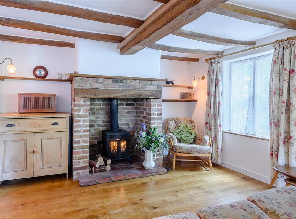 Living area at Jasmine Cottage in Ten Mile Bank, North Norfolk, England