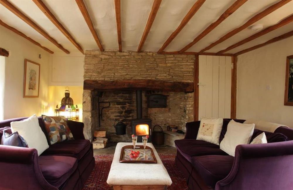 Living room at Jasper Cottage, Nr Cirencester, Gloucestershire