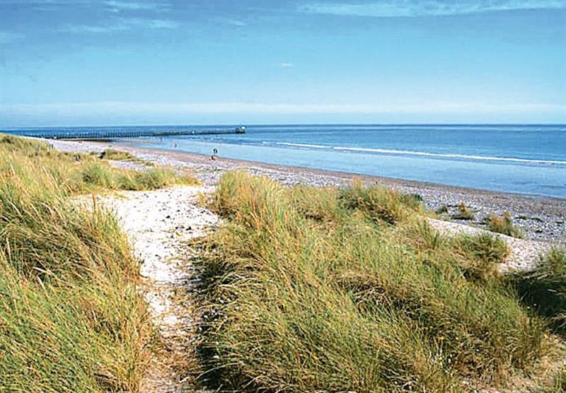 Littlehampton beach at Jaybelle Grange Lodges in Sussex, South of England