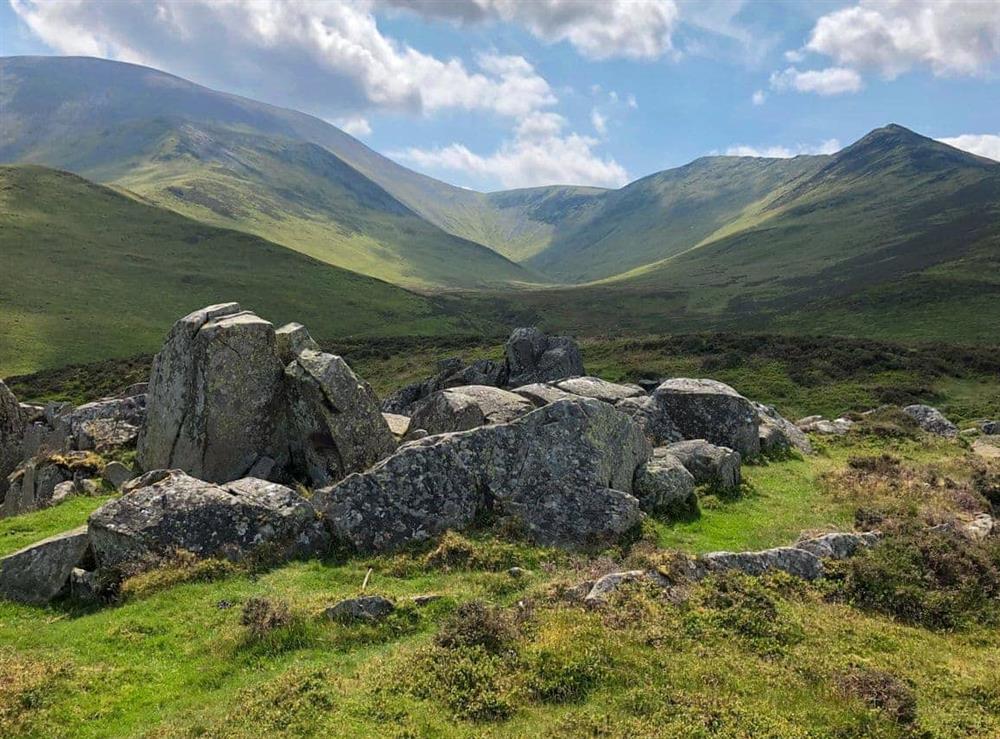 Skiddaw mountain range and the Watches stones - walkable from the cottage or after a short drive