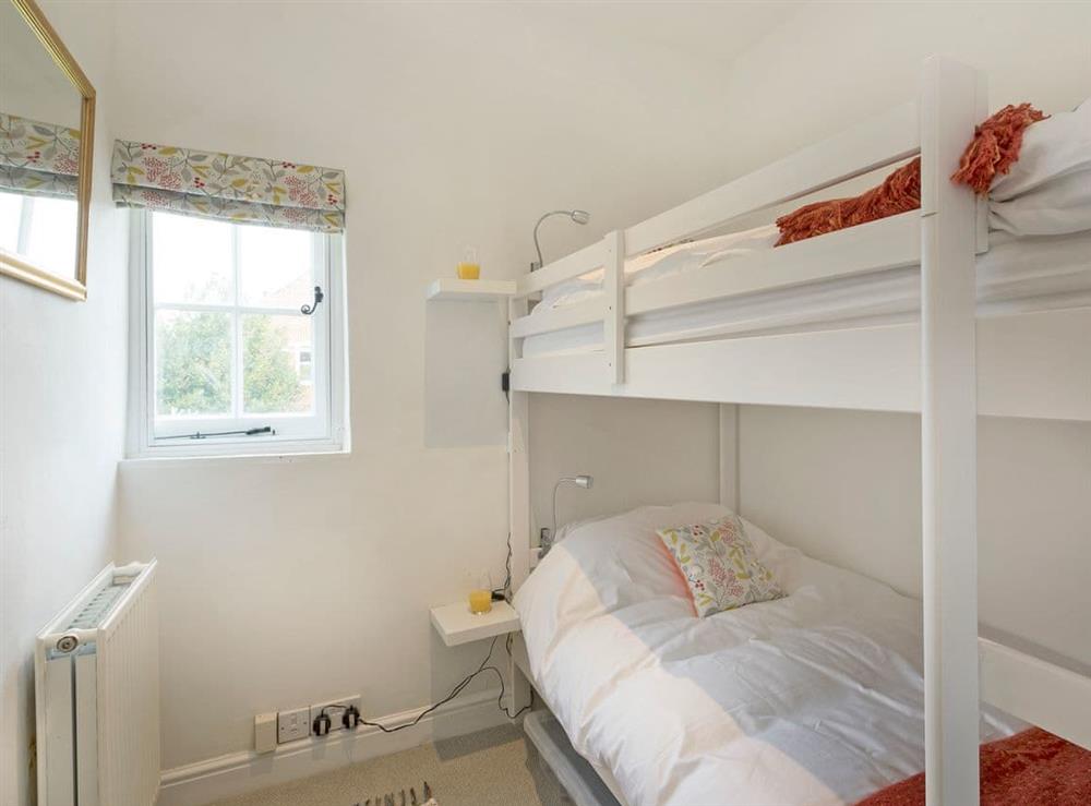 Cosy bunk bedroom at Jennis Cottage in Aylsham, Norfolk