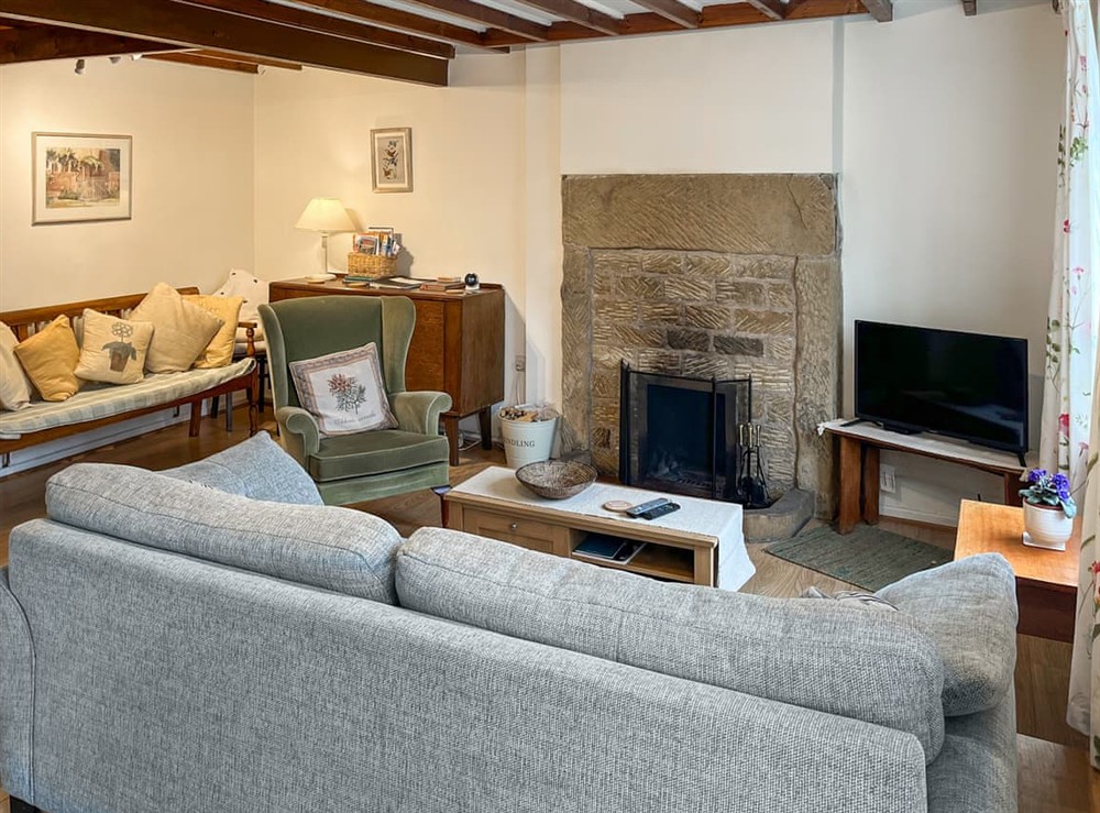 Living area (photo 2) at Jennys Cottage in Osmotherley, near Brompton, North Yorkshire