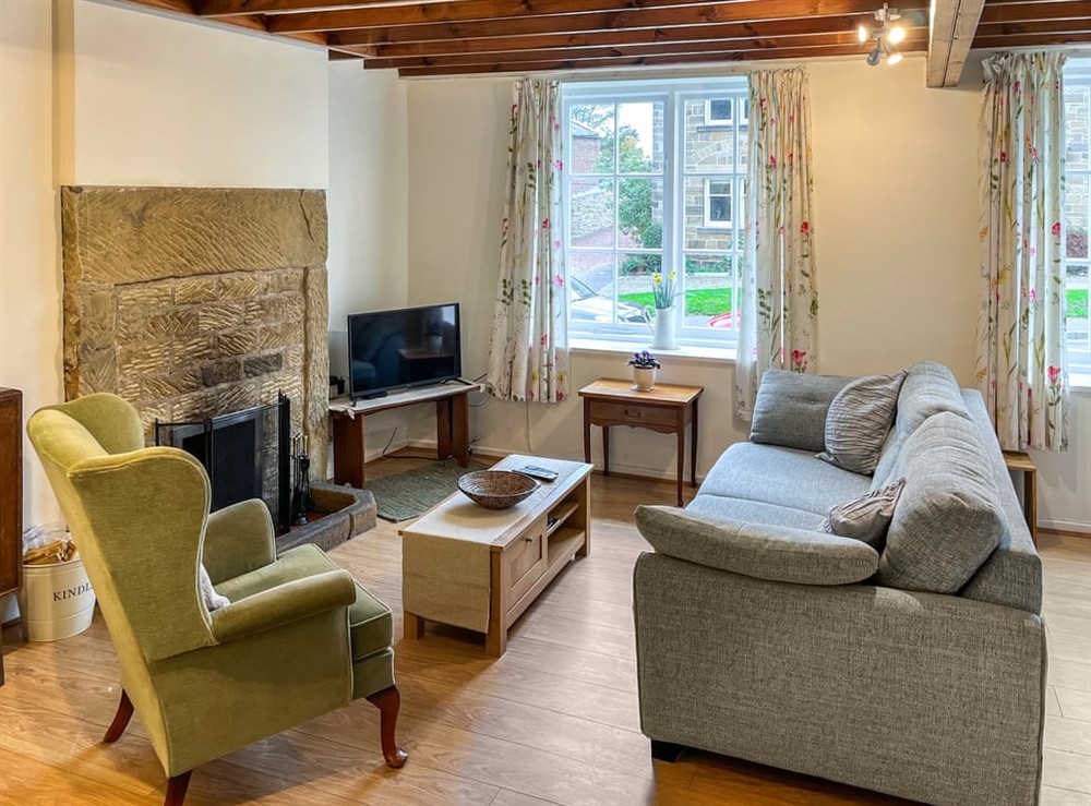 Living area at Jennys Cottage in Osmotherley, near Brompton, North Yorkshire