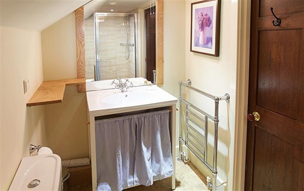 En-suite shower room at Jennys Croft, Glassonby