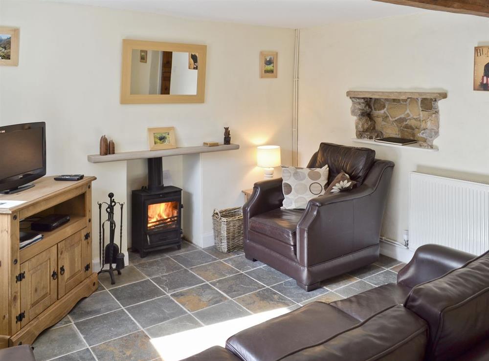 Living room at Jeremiah Cottage  in Hope Valley, Derbyshire
