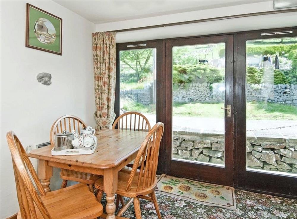 Dining Area at Jerusalem Cottage in Earl Sterndale, near Buxton, Derbyshire