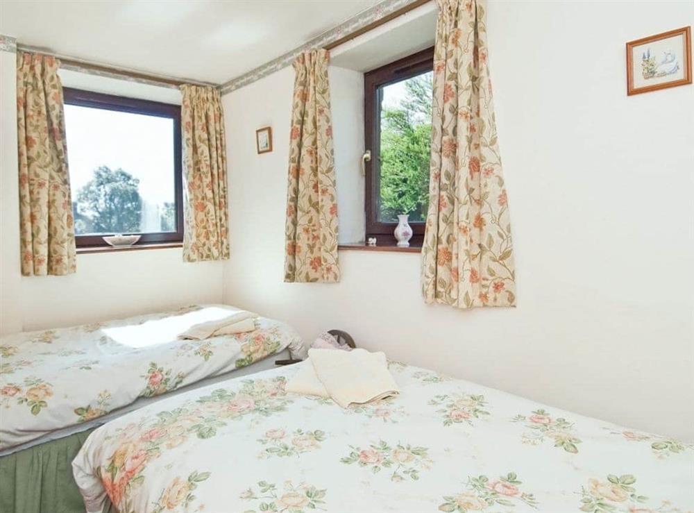 Twin bedroom at Jerusalem Cottage in Earl Sterndale, near Buxton, Derbyshire