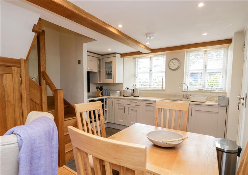 This is the kitchen at Jessamine Cottage, Hawkshead