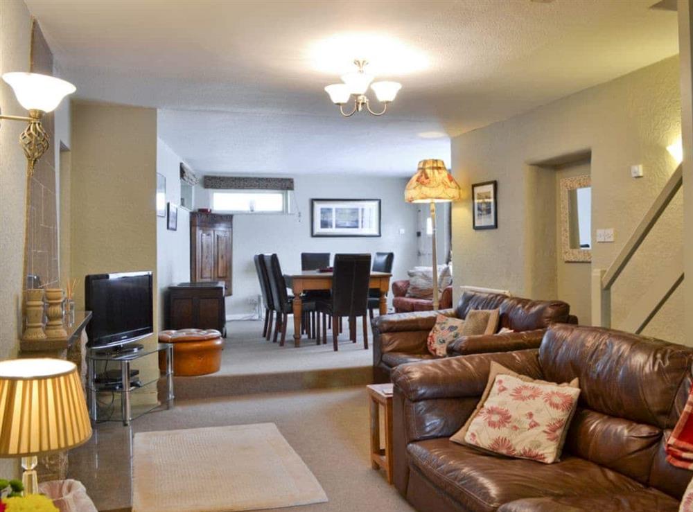 Spacious open-plan living area at Jessamy Cottage in Bowness-on-Windermere, Cumbria
