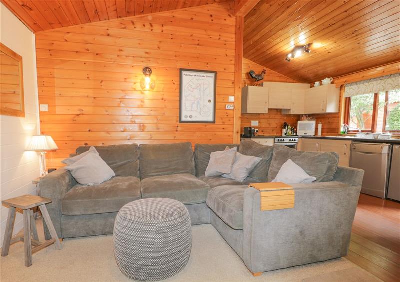 The living room at Jinnyspinner Lodge, Beckside 37