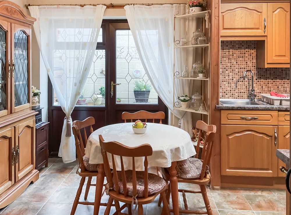 Kitchen/diner at Joans Cottage in Bryncethin, Bridgend, Mid Glamorgan