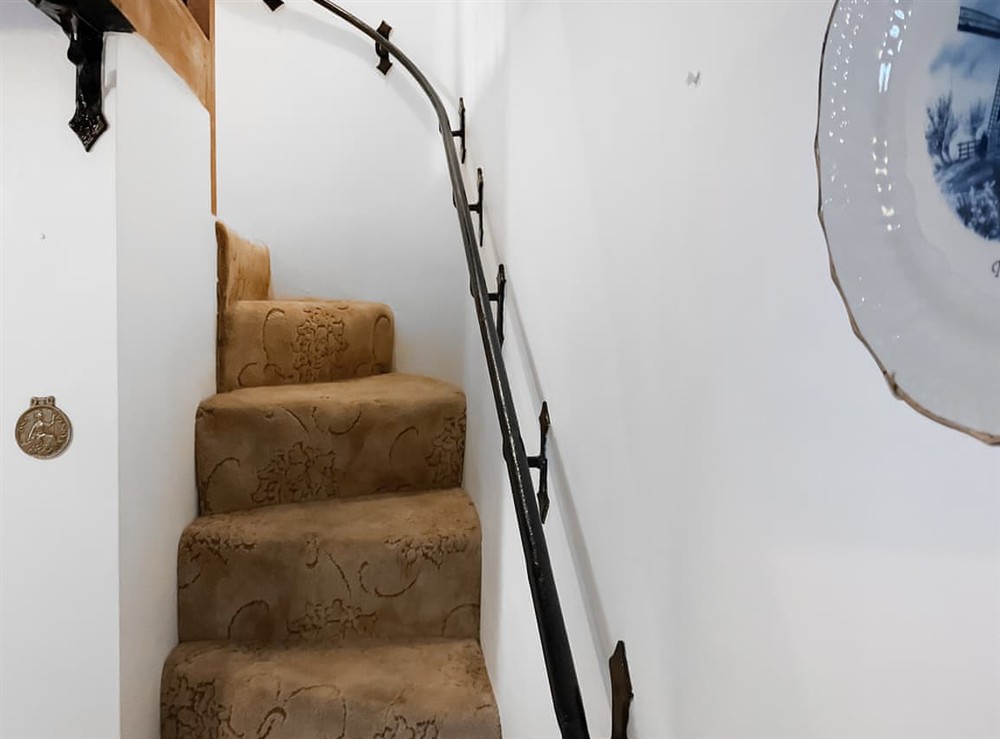 Stairs at Joans Cottage in Bryncethin, Bridgend, Mid Glamorgan