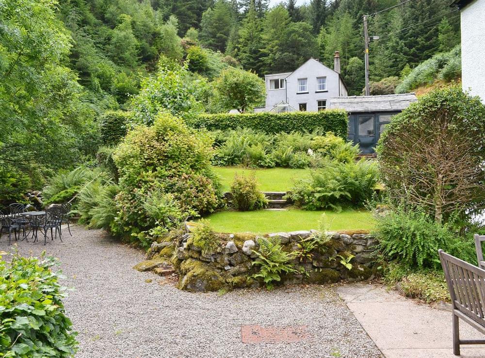 Garden and grounds at Joans Cottage in Keswick, Cumbria