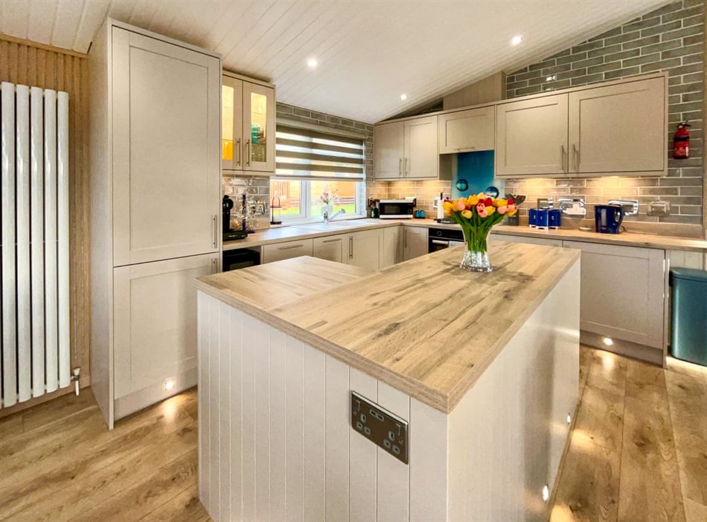 Kitchen at Joejendav Lodge in Banchory, Aberdeenshire