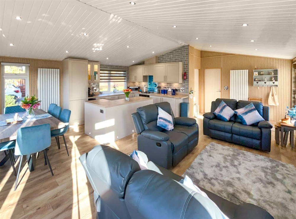 Open plan living space (photo 2) at Joejendav Lodge in Banchory, Aberdeenshire