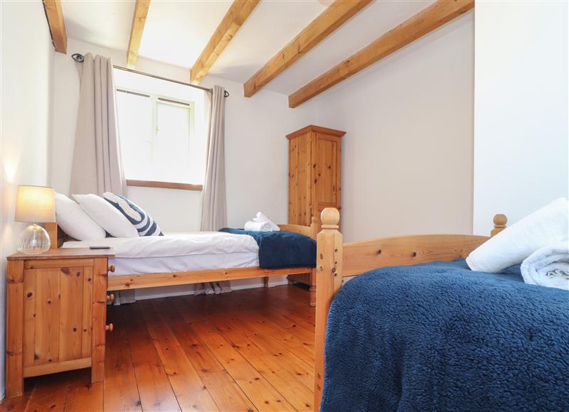 One of the bedrooms at Joes Barn, Mullion