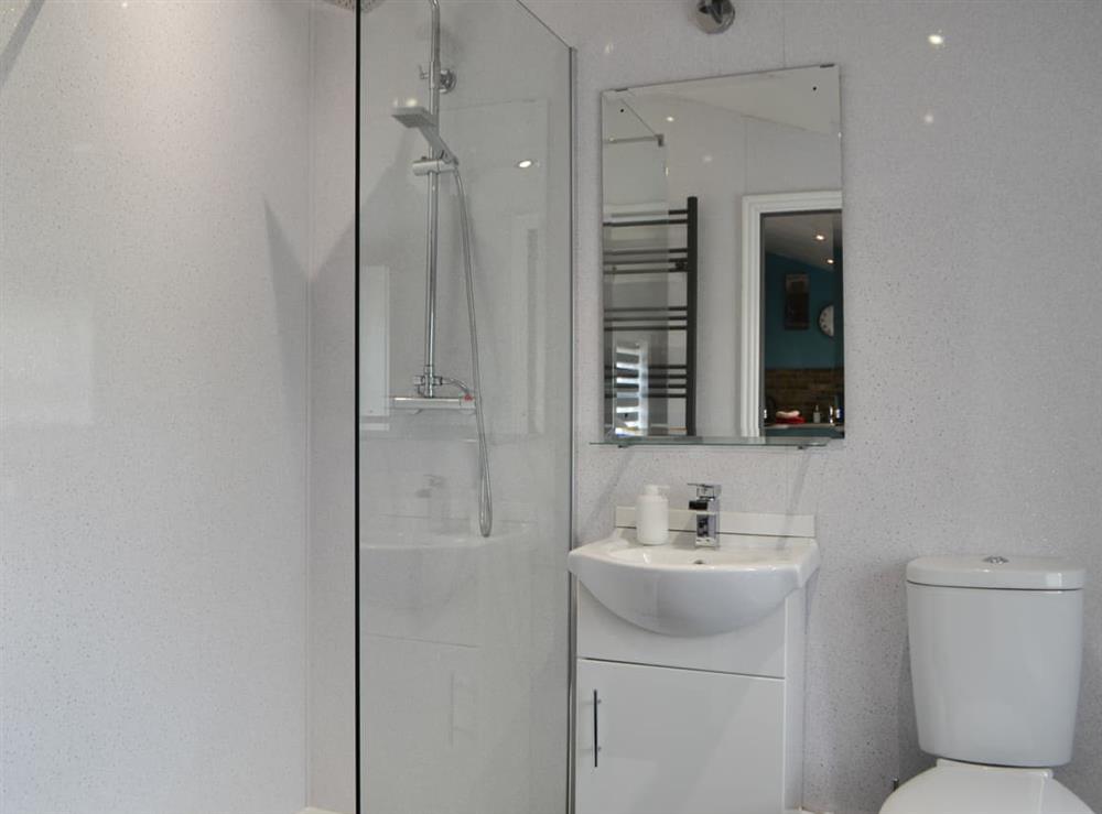 Shower room at John Collingwood Bruce Suite in Bowness-on-Solway, Cumbria