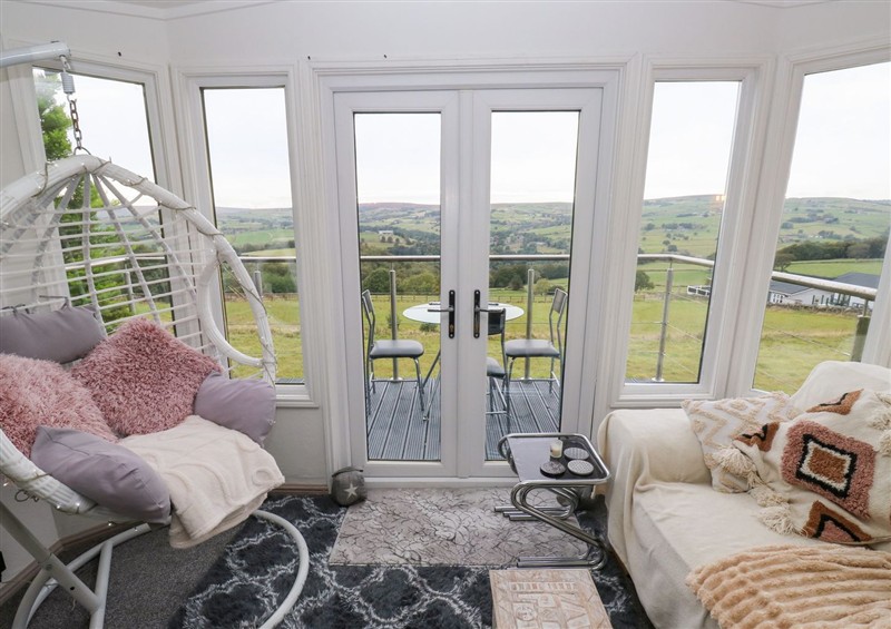 Relax in the living area at Johns Folly, Norland near Barkisland