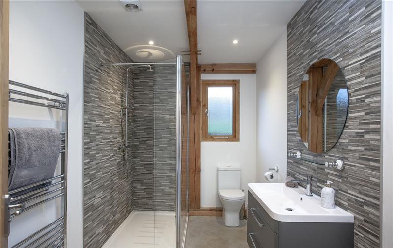 This is the bathroom at Johnsland Lodge, Devon