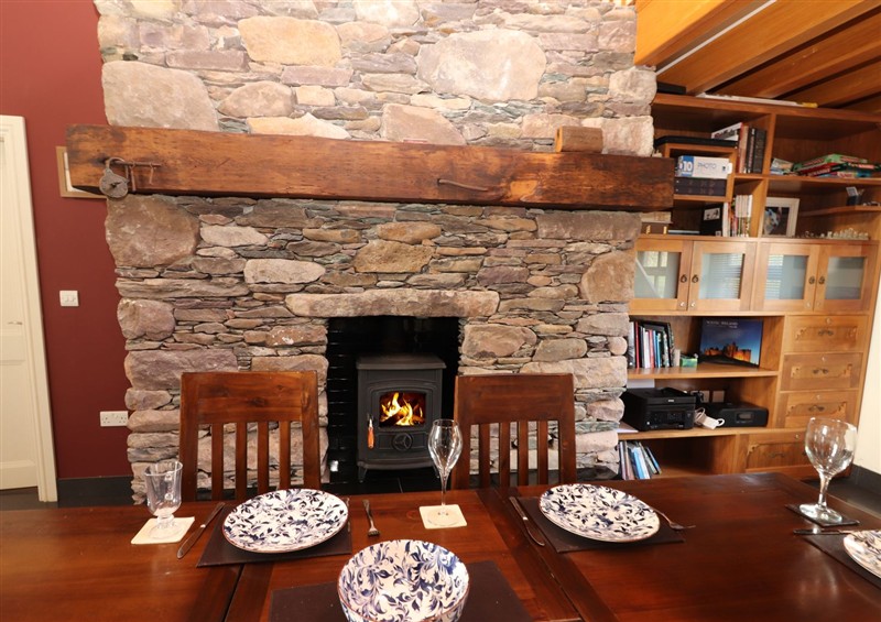 The living area at Johnsons Cottage, Brandon near Cloghane
