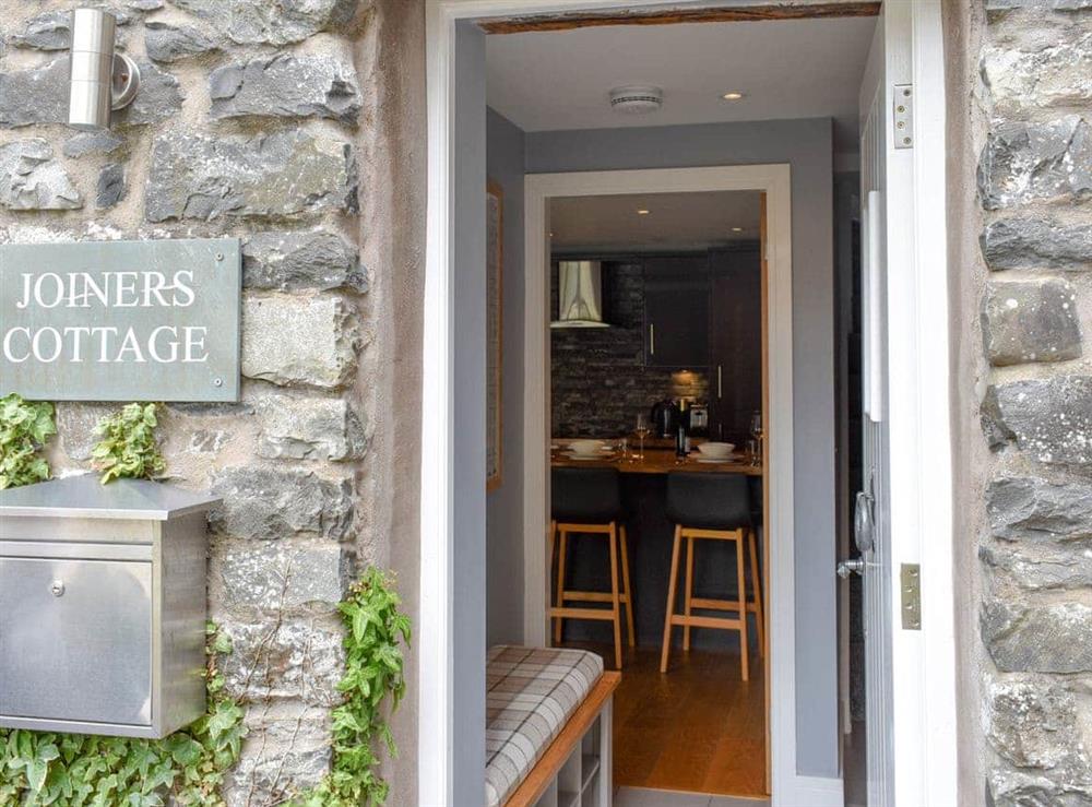 Entrance to the property at Joiners Cottage in Ingmire Hall, near Sedbergh, Cumbria