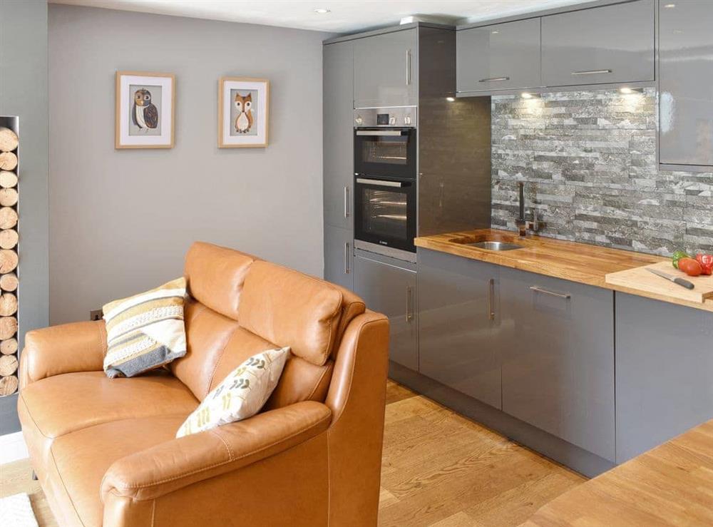 Fully appointed fitted kitchen at Joiners Cottage in Ingmire Hall, near Sedbergh, Cumbria