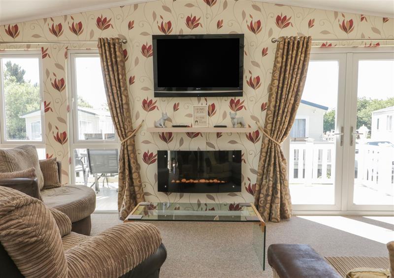 The living room at Jonstone Pines, Cayton Bay near Scarborough