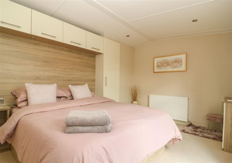 One of the bedrooms at Jorvik Lodge, Newton on Derwent near Wilberfoss