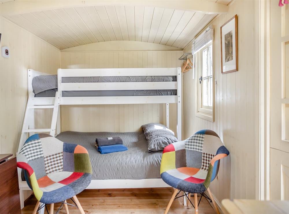 Bunk bedroom at Josephs Hide in Haltwhistle, Northumberland