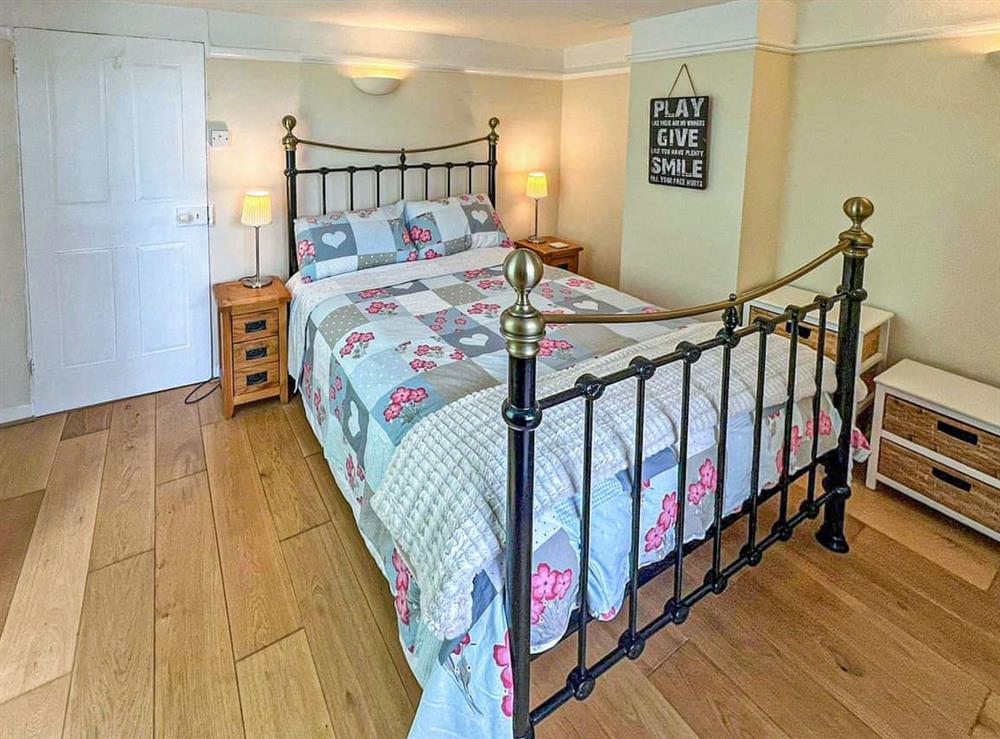 Double bedroom at Joyful Cottage in Lymington, Hampshire