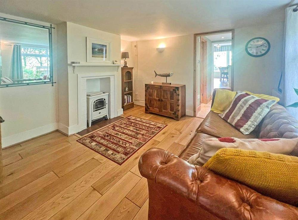 Living room at Joyful Cottage in Lymington, Hampshire