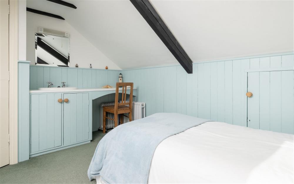 The attic twin bedroom (photo 2) at Jubilee Cottage in Thurlestone
