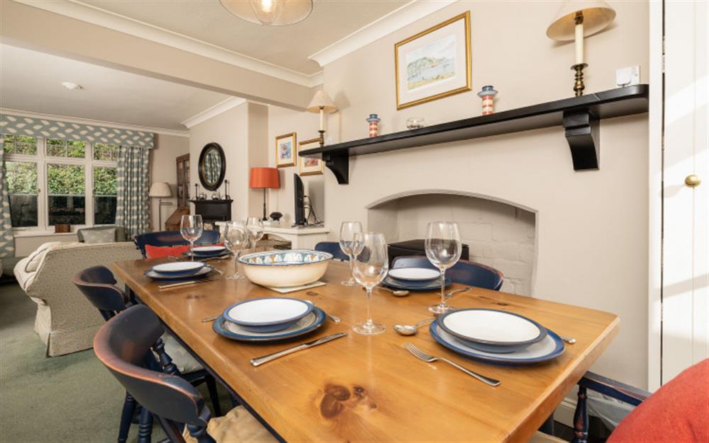 The dining area.  at Jubilee Cottage in Thurlestone