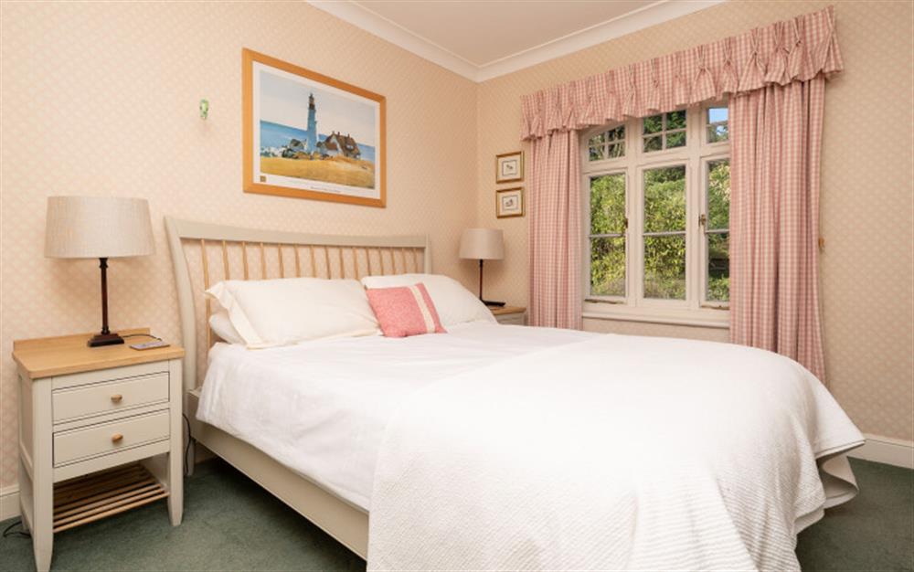 The pretty Master Bedroom at Jubilee Cottage in Thurlestone