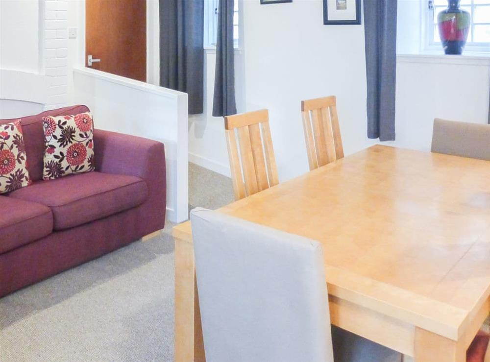 Living room/dining room at Jubilee House in Stonehaven, Aberdeenshire
