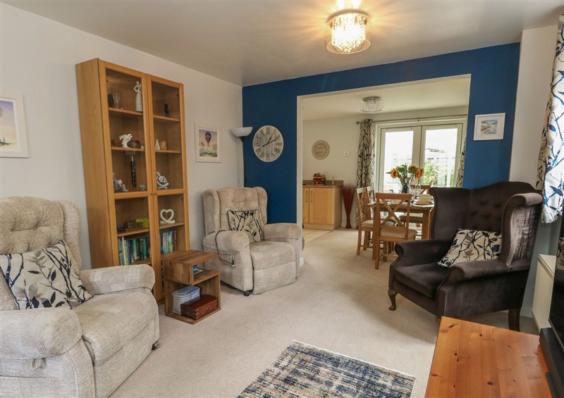 Enjoy the living room at June Cottage, Wool