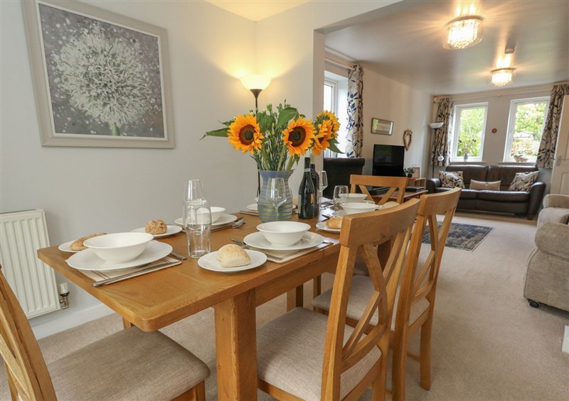 The dining room at June Cottage, Wool