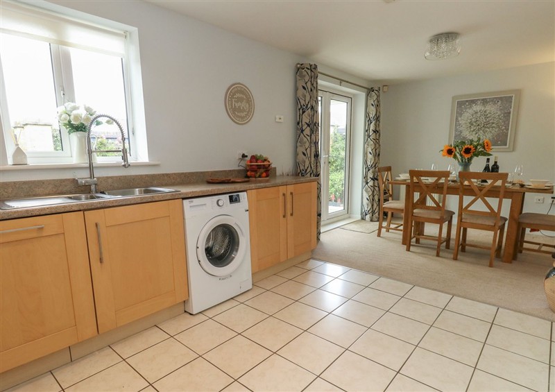 The kitchen at June Cottage, Wool