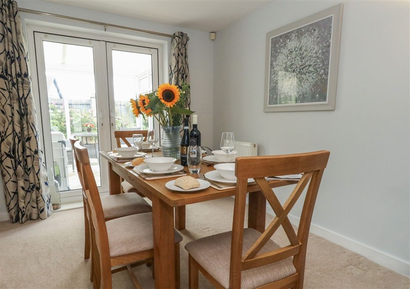 This is the dining room at June Cottage, Wool