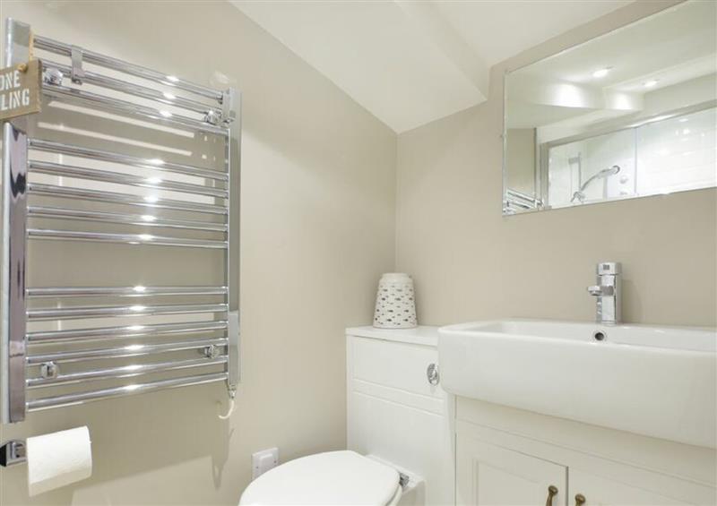 This is the bathroom at Juniper Cottage, Seahouses