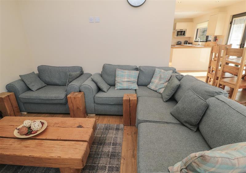 Enjoy the living room at Juniper Lodge, Otterburn