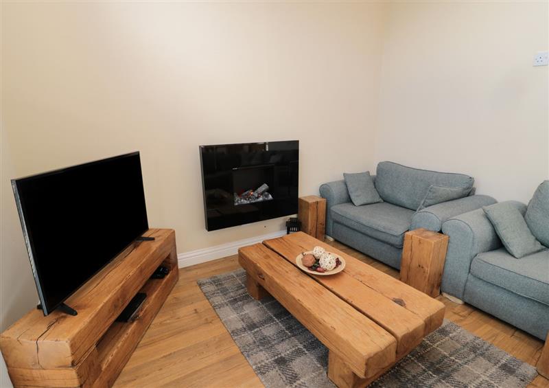 The living room at Juniper Lodge, Otterburn