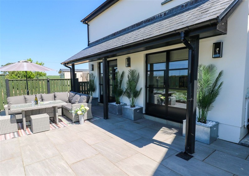 Enjoy a glass of wine on the patio