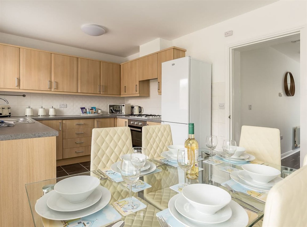 Kitchen/diner at Just Beachy in Poole, Dorset