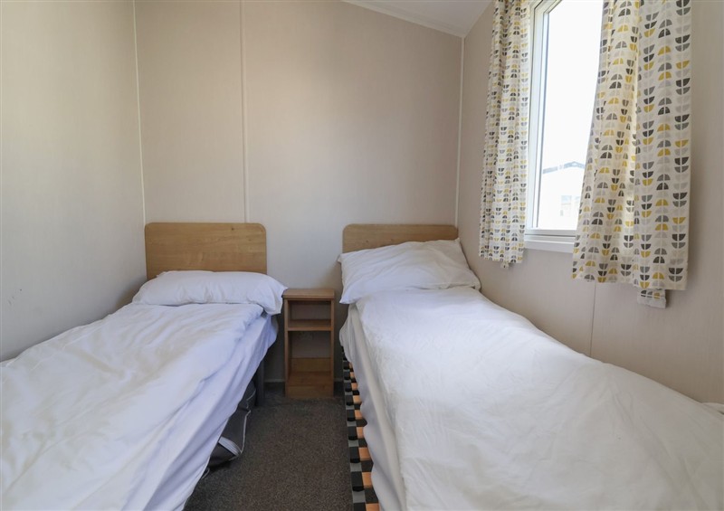 One of the bedrooms at K2 Static Caravan, Kinmel Bay