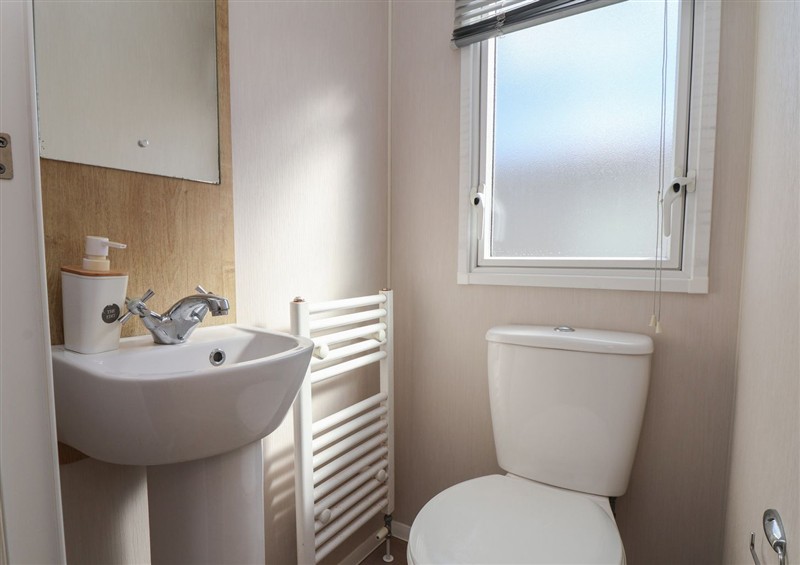 This is the bathroom at K2 Static Caravan, Kinmel Bay