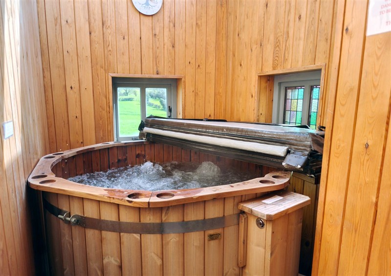 Relax in the hot tub at Kaber Chapel, Kaber near Kirby Stephen