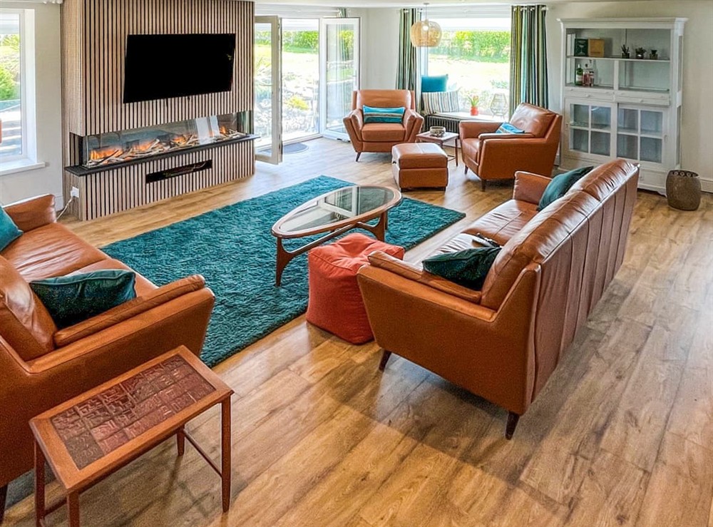 Living area at Karensa in St Just, Cornwall