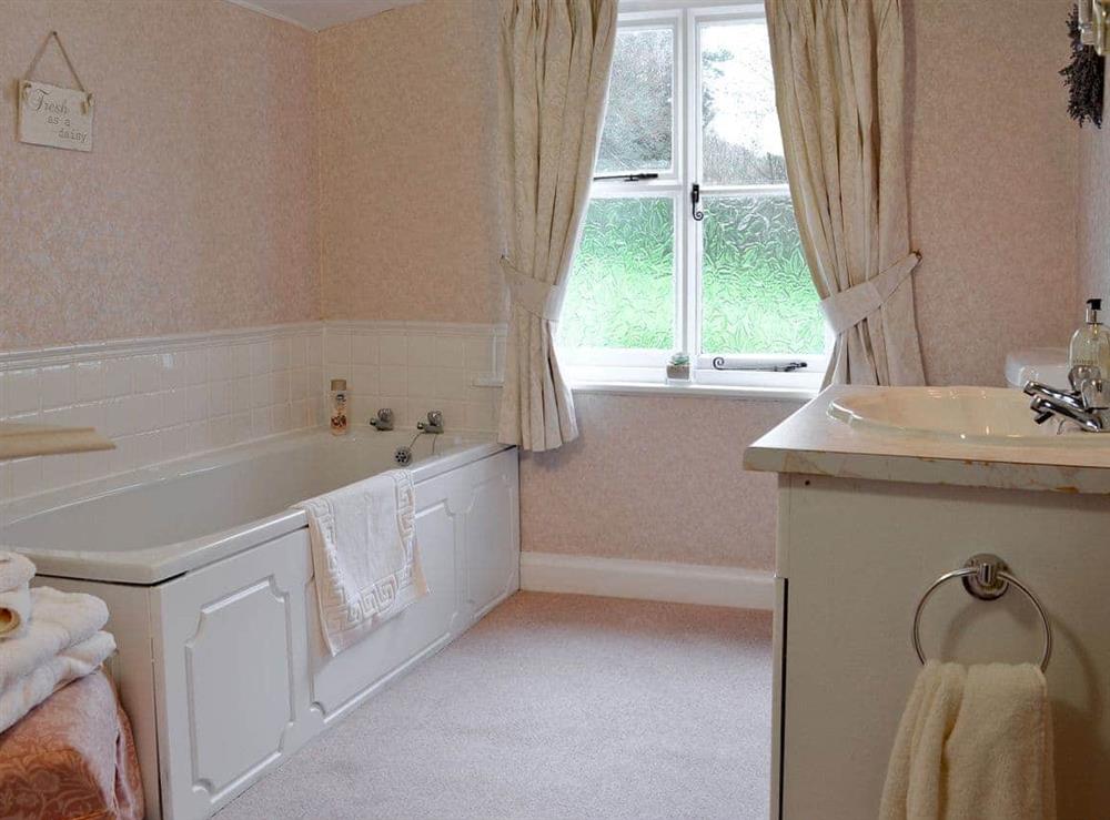 Bathroom at Karslake House in Winsford, near Dulverton, Somerset