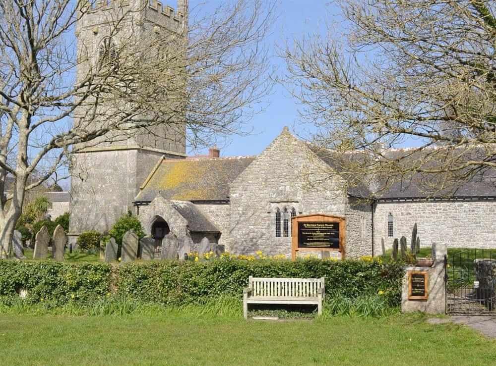 The Nearby parish church of St Gerome at Kataluma in Praa Sands, near Penzance, Cornwall